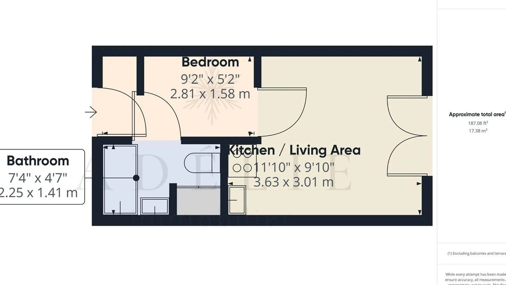 Charmant Studio 2/4 Pers, Centre-Station, Balcon Sud, Proche Des Pistes, Parking Inclus - Fr-1-398-574 La Rosiere